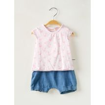 BOBOLI - Top/short rose en coton - Fille - Taille TU - Modz