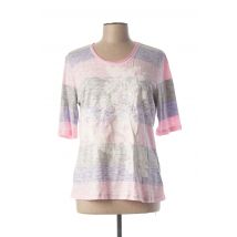 FRANK WALDER - T-shirt rose en coton pour femme - Taille 44 - Modz