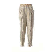 I BLUES - Pantalon droit beige en viscose - Femme - Taille 38 - Modz