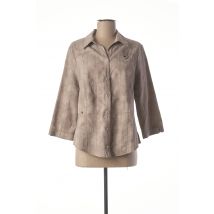 GUY DUBOUIS - Chemisier marron en coton - Femme - Taille 38 - Modz