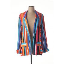 PAUSE CAFE - Blazer orange en viscose pour femme - Taille 40 - Modz