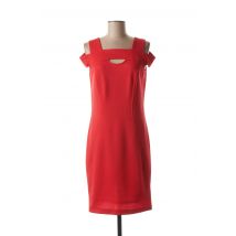 DIVAS - Robe mi-longue rouge en polyester - Femme - Taille 38 - Modz
