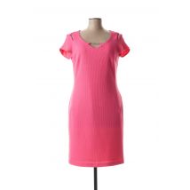 DIVAS - Robe mi-longue rose en polyester pour femme - Taille 42 - Modz