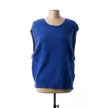 MAEVY - Pull bleu en coton - Femme - Taille 36 - Modz