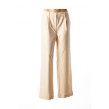 COSTER COPENHAGEN - Pantalon droit beige en polyester - Femme - Taille 38 - Modz