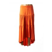 BELAIR - Jupe longue orange en viscose - Femme - Taille 36 - Modz