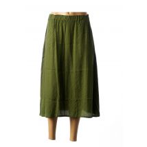 MAEVY - Jupe longue vert en viscose - Femme - Taille 36 - Modz