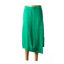 COSTER COPENHAGEN - Jupe mi-longue vert en cuppro - Femme - Taille 38 - Modz