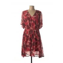 CKS - Robe mi-longue rouge en viscose pour femme - Taille 40 - Modz