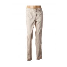 BASLER - Pantalon slim beige en lyocell - Femme - Taille 38 - Modz