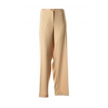 BASLER - Pantalon droit beige en polyester - Femme - Taille 50 - Modz