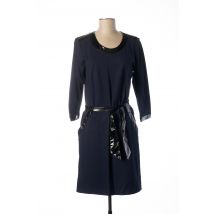 PAUL BRIAL - Robe mi-longue bleu en viscose - Femme - Taille 38 - Modz