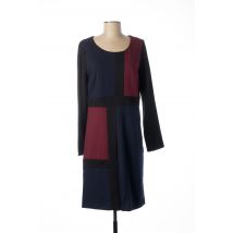 PAUL BRIAL - Robe mi-longue bleu en viscose - Femme - Taille 38 - Modz