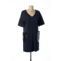 PAUL BRIAL - Robe mi-longue bleu en viscose - Femme - Taille 36 - Modz