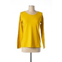 MALOKA - T-shirt jaune en viscose pour femme - Taille 40 - Modz