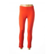 MALOKA - Legging orange en viscose - Femme - Taille 34 - Modz