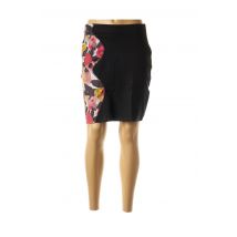 MALOKA - Jupe courte noir en coton - Femme - Taille 34 - Modz