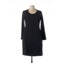 MALOKA - Robe mi-longue noir en viscose - Femme - Taille 42 - Modz