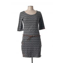 RAGWEAR - Robe courte gris en coton pour femme - Taille 36 - Modz