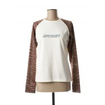 SPYDER - T-shirt beige en coton pour femme - Taille 40 - Modz