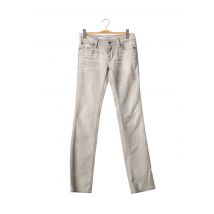 ED HARDY - Jeans coupe slim gris en coton - Femme - Taille TU - Modz