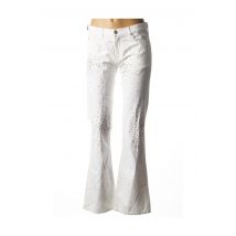 purple and pink - Jeans bootcut blanc en coton - Femme - Taille 38 - Modz