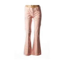 purple and pink - Jeans bootcut rose en coton - Femme - Taille 42 - Modz