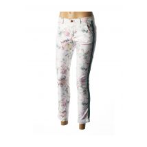 BARB'ONE - Pantalon 7/8 blanc en coton - Femme - Taille W27 - Modz