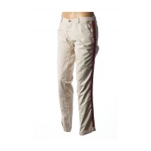 BARB'ONE - Pantalon chino beige en coton - Femme - Taille W29 - Modz
