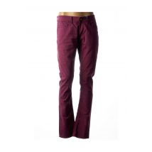 FREEGUN - Pantalon slim violet en coton - Femme - Taille 42 - Modz