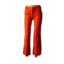 STELLA MCCARTNEY - Pantalon 7/8 orange en viscose - Femme - Taille 38 - Modz
