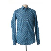 CASAMODA - Chemise manches longues bleu en coton - Homme - Taille S - Modz