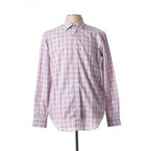 CALIBAN - Chemise manches longues violet en coton - Homme - Taille S - Modz