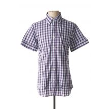 CALIBAN - Chemise manches courtes violet en coton - Homme - Taille M - Modz