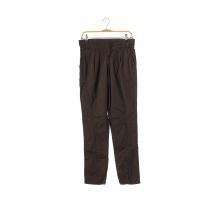 KILL DEAL - Pantalon casual marron en coton - Femme - Taille 34 - Modz