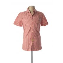 BLEND - Chemise manches courtes rouge en coton pour homme - Taille S - Modz