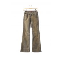 TEDDY SMITH - Pantalon droit vert en polyester pour femme - Taille W25 - Modz