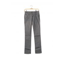 NATIONAL LIBERTY - Jeans coupe slim gris en coton - Femme - Taille TU - Modz