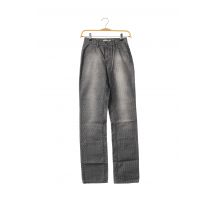 SCHOOL RAG - Pantalon casual gris en coton - Femme - Taille W26 - Modz