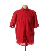 JUPITER - Chemise manches courtes rouge en coton pour homme - Taille M - Modz