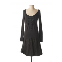 AEM'KEI - Robe mi-longue noir en coton - Femme - Taille 36 - Modz