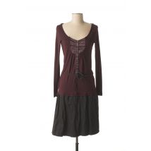 AEM'KEI - Robe mi-longue rouge en coton - Femme - Taille 36 - Modz