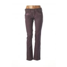 FIVE PM - Pantalon slim violet en coton pour femme - Taille W30 - Modz