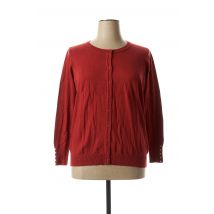 ADIA - Gilet manches longues marron en viscose - Femme - Taille 36 - Modz