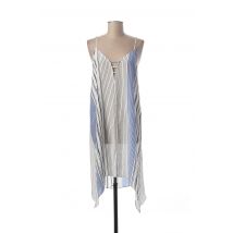 BELAIR - Robe mi-longue bleu en soie - Femme - Taille 36 - Modz