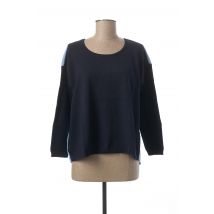 R95TH - Pull tunique bleu en coton - Femme - Taille 38 - Modz