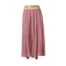 R95TH - Jupe longue rose en viscose - Femme - Taille 36 - Modz