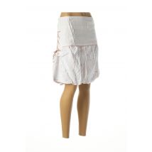 L33 - Jupe courte blanc en coton - Femme - Taille 42 - Modz