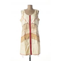 VIRGINIE & MOI - Robe mi-longue beige en lin - Femme - Taille 40 - Modz