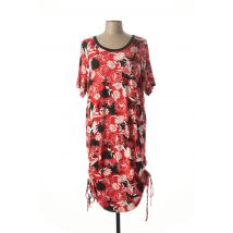 ADIA - Robe mi-longue rouge en viscose - Femme - Taille 34 - Modz